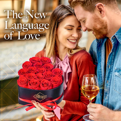 Eternal Heart Preserved Rose Arrangement